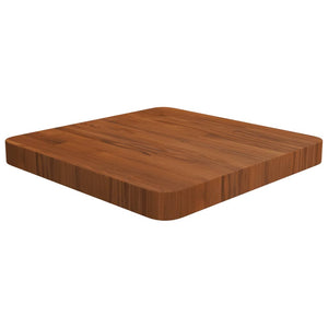vidaXL Plateau de table carré marron foncé 40x40x4 cm en chêne traité