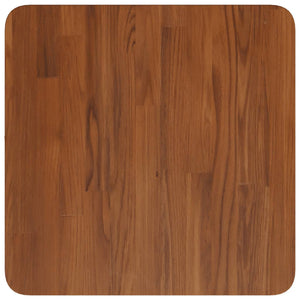 vidaXL Plateau de table carré marron foncé 40x40x4 cm en chêne traité