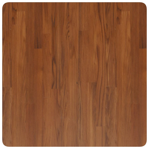Quadratische Tischplatte Dunkelbraun 70x70 Eiche
