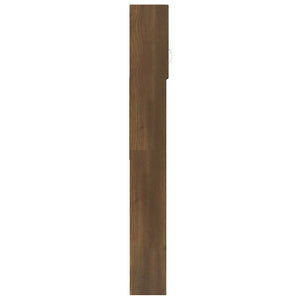 Waschmaschinenschrank Braun Eiche 64x25,5x190 cm