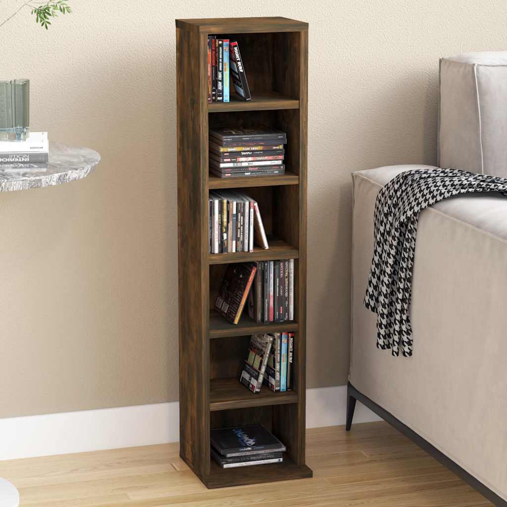 CD-Regal Räuchereiche 88 cm