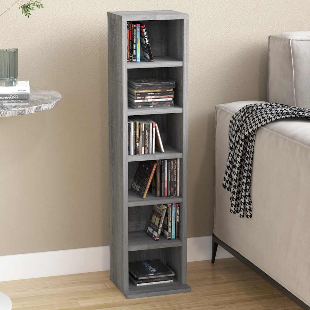 CD Regal Grau Sonoma Holzwerkstoff