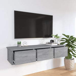 Wandschrank Grau Sonoma 88 cm
