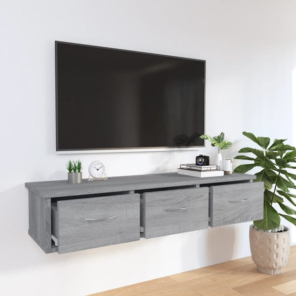 Wandschrank Grau Sonoma 88 cm