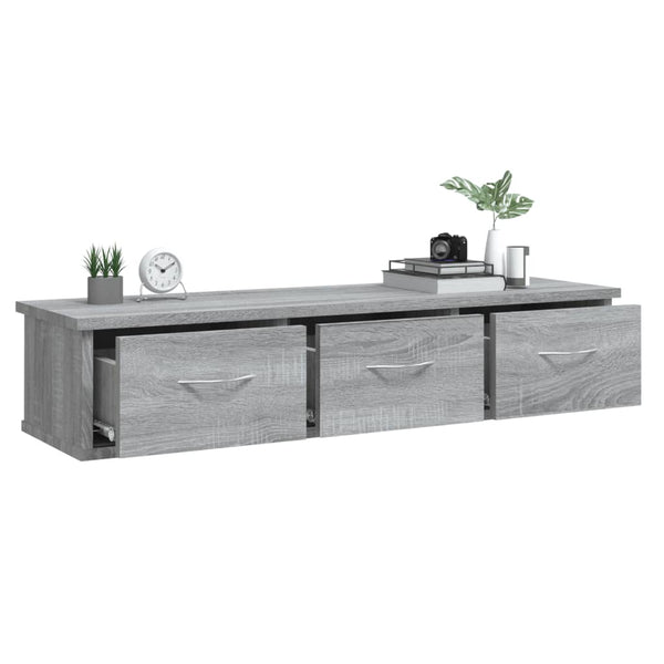 Wandschrank Grau Sonoma 88 cm