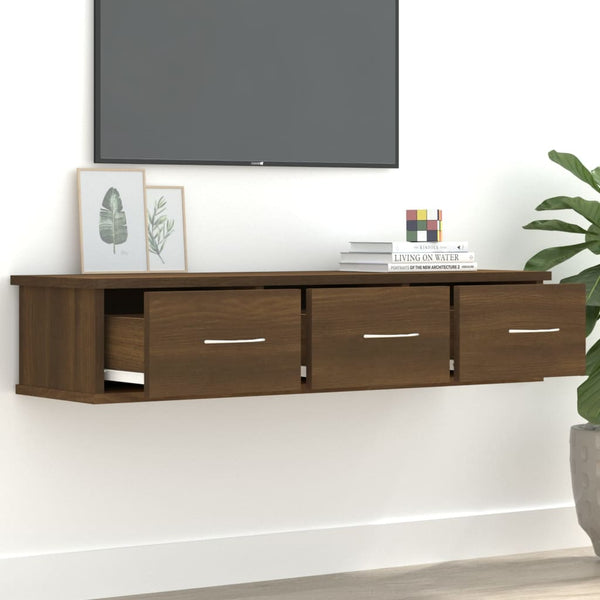 Wandschrank Braun Eichenoptik 88 cm