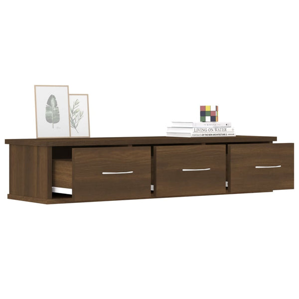 Wandschrank Braun Eichenoptik 88 cm