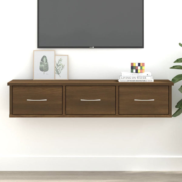 Wandschrank Braun Eichenoptik 88 cm