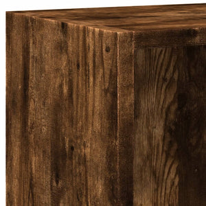 Bücherregal Räuchereiche 60x24x76 cm