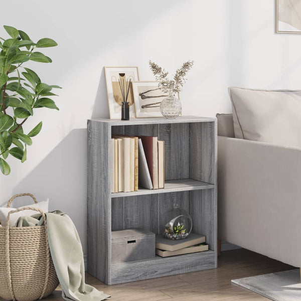 Bücherregal Grau Sonoma 60 cm