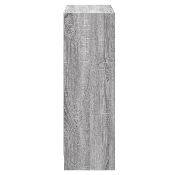 Bücherregal Grau Sonoma 60 cm