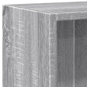 Bücherregal Grau Sonoma 60 cm