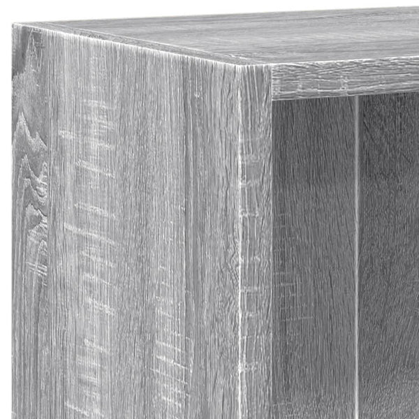 Bücherregal Grau Sonoma 60 cm