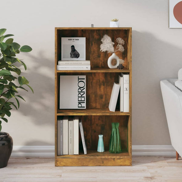 Räuchereiche Bücherregal 60x109 cm