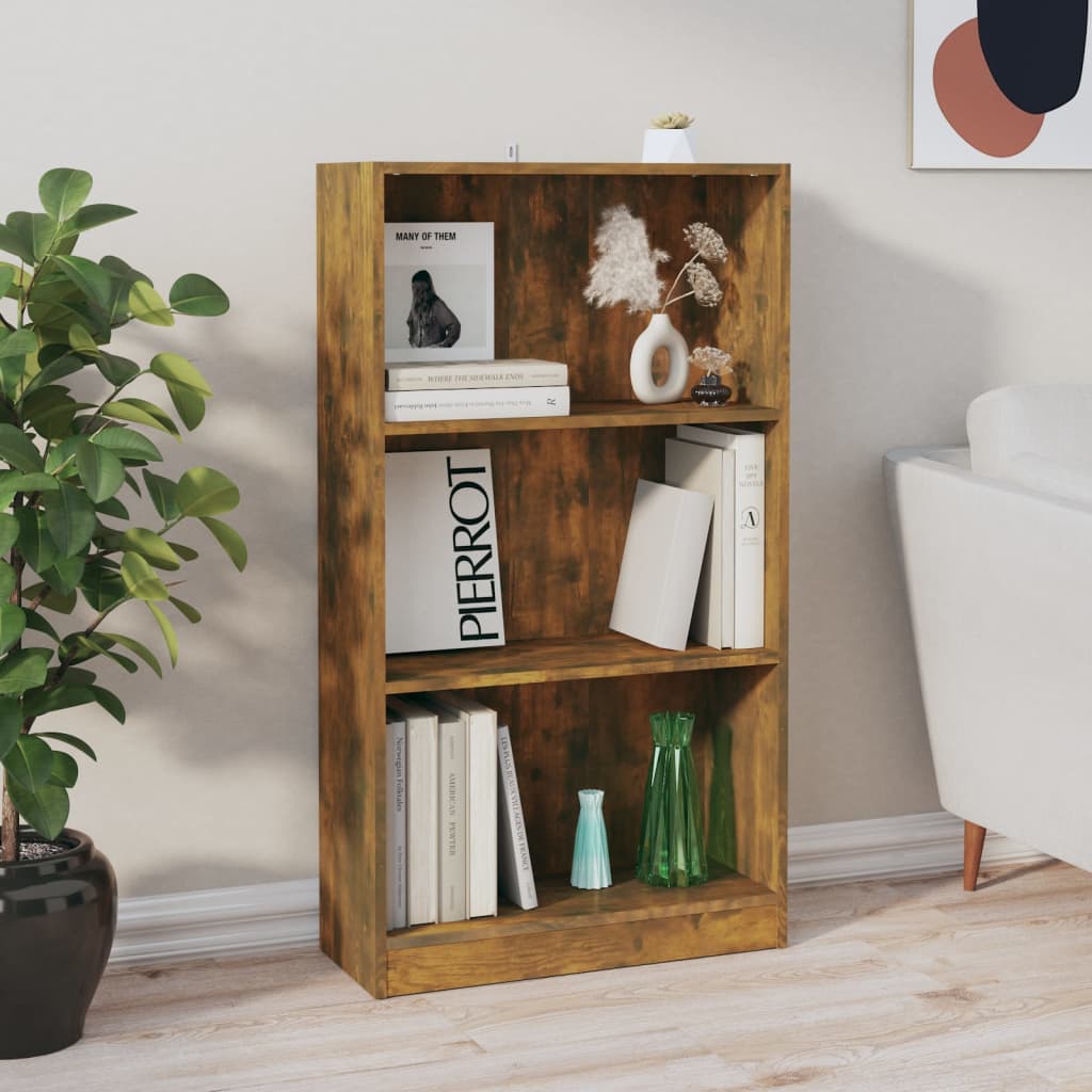 Räuchereiche Bücherregal 60x109 cm