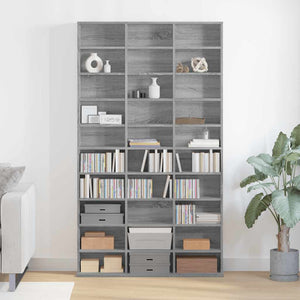 CD Regal Grau Sonoma Holzwerkstoff