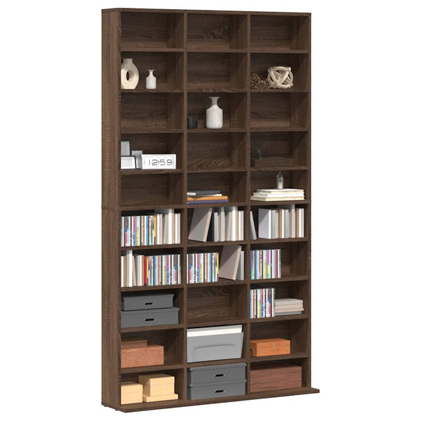 CD Regal Braun Eiche 102x23x177,5cm