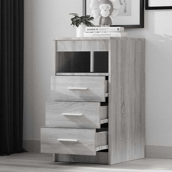 Graues Sideboard Sonoma mit Schubladen