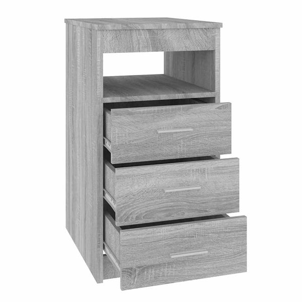 Graues Sideboard Sonoma mit Schubladen