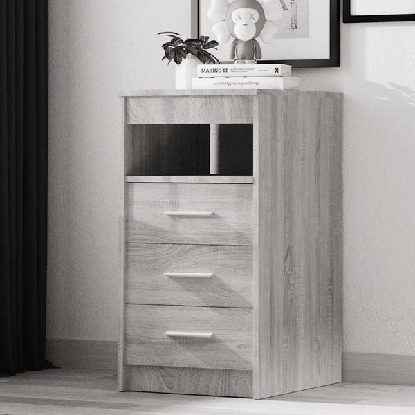 Graues Sideboard Sonoma mit Schubladen