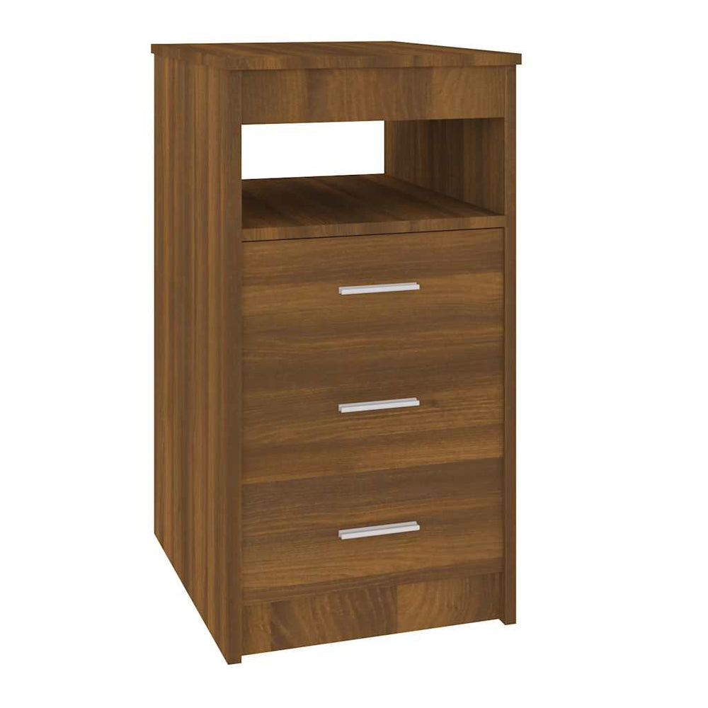 Sideboard Braun Eichen-Optik 40x50x76 cm