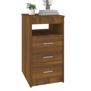 Sideboard Braun Eichen-Optik 40x50x76 cm