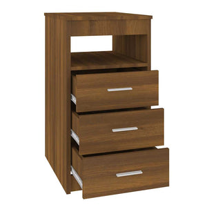 Sideboard Braun Eichen-Optik 40x50x76 cm