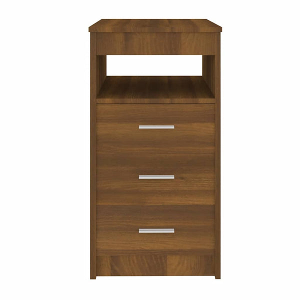 Sideboard Braun Eichen-Optik 40x50x76 cm