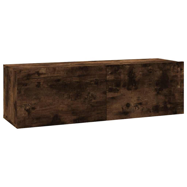 TV-Wandschrank Räuchereiche 100x30x30 cm
