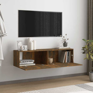 TV-Wandschrank Räuchereiche 120 cm