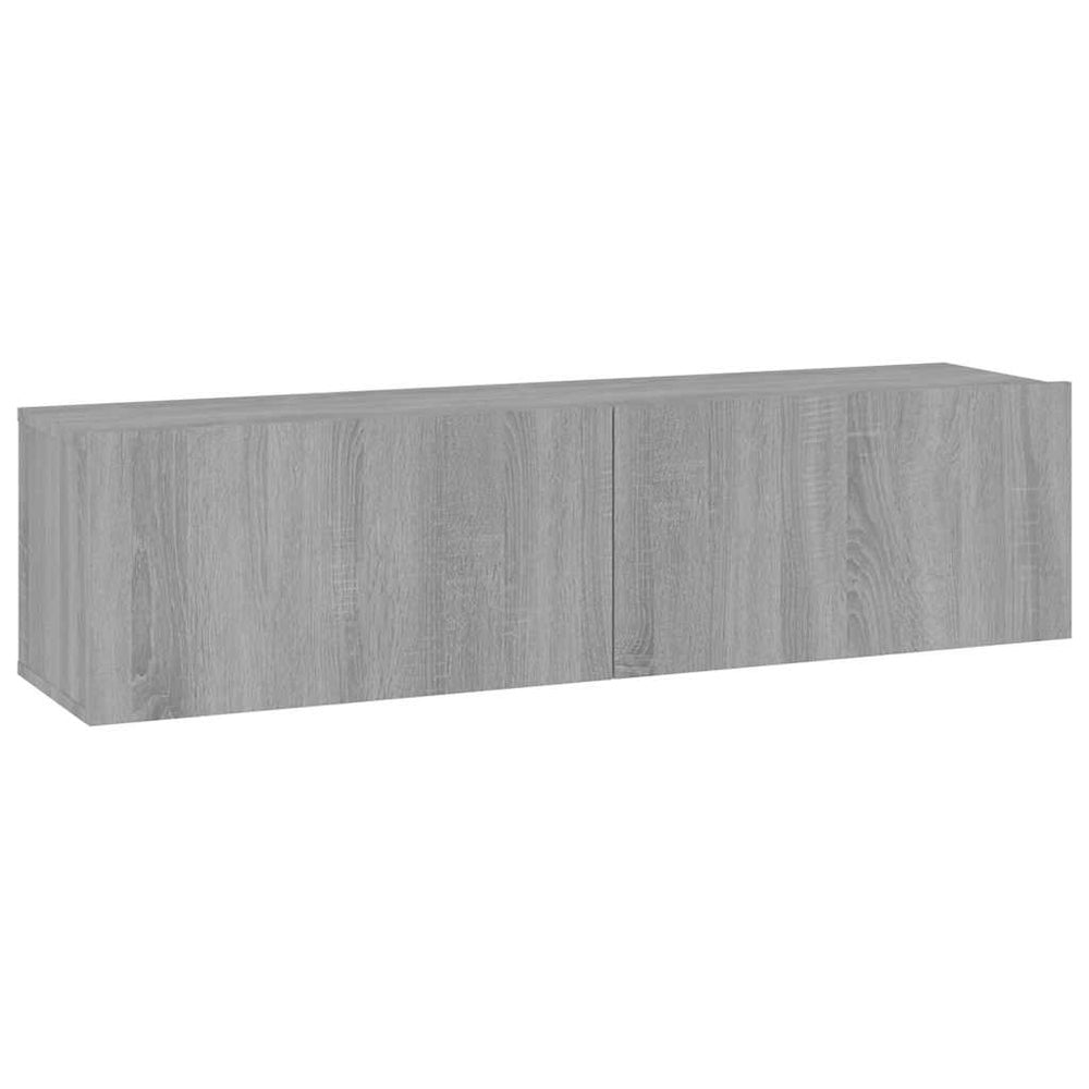 vidaXL Wall-Mounted TV Cabinet Sonoma Grey 120x30x30 cm Engineered Wood