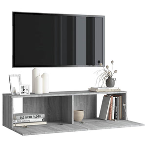 TV-Wandschrank Grau Sonoma 120 cm