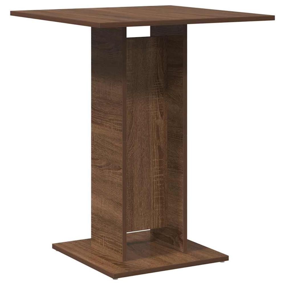 Bistrotisch Braun Eichenoptik 60x60 cm