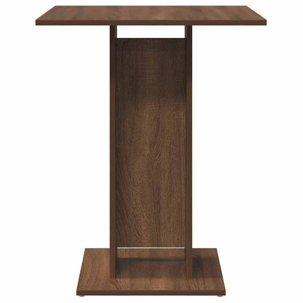 Bistrotisch Braun Eichenoptik 60x60 cm
