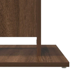 Bistrotisch Braun Eichenoptik 60x60 cm