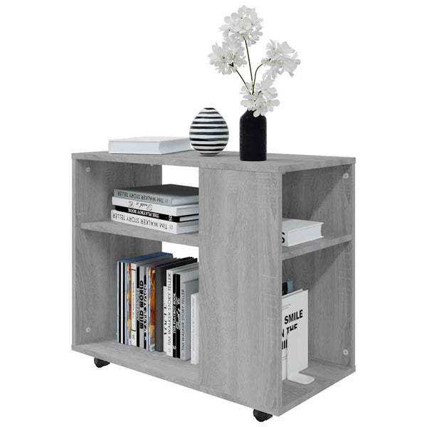 Grauer Sonoma Beistelltisch 70x35x55 cm