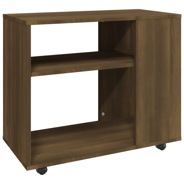 Beistelltisch Braun Eiche 70x35x55 cm