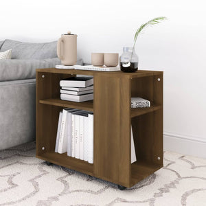 Beistelltisch Braun Eiche 70x35x55 cm