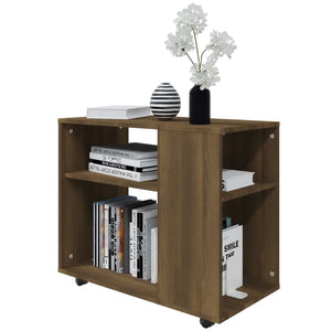 Beistelltisch Braun Eiche 70x35x55 cm