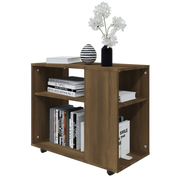 Beistelltisch Braun Eiche 70x35x55 cm