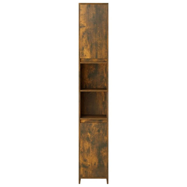 Badezimmerschrank Räuchereiche 30x30x183,5 cm