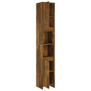 Badezimmerschrank Räuchereiche 30x30x183,5 cm