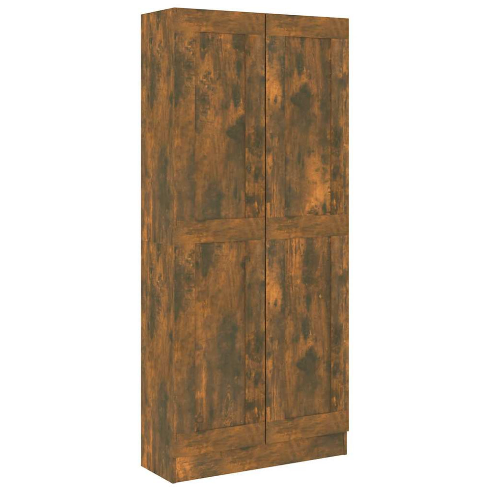 Bücherschrank Räuchereiche, 185,5 cm hoch