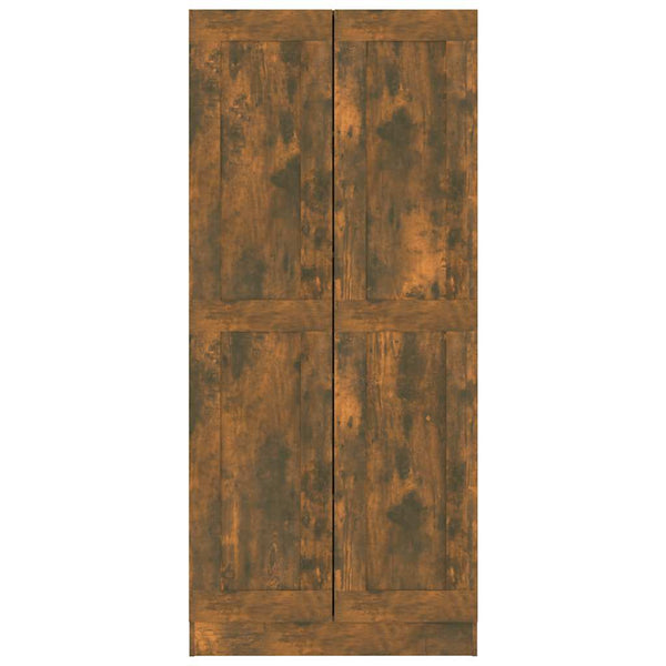 Bücherschrank Räuchereiche, 185,5 cm hoch