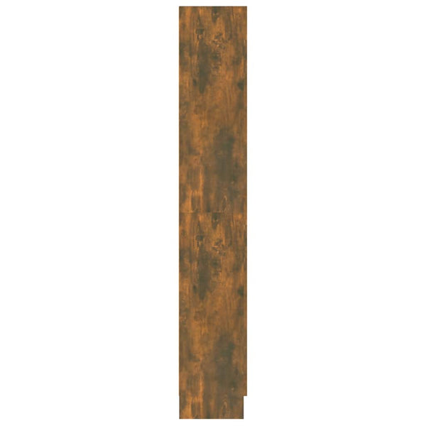 Bücherschrank Räuchereiche, 185,5 cm hoch