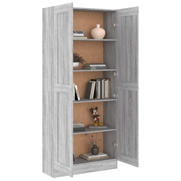 Badezimmerschrank Grau Sonoma 82,5 cm