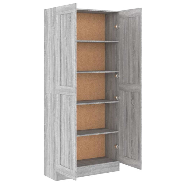 Badezimmerschrank Grau Sonoma 82,5 cm
