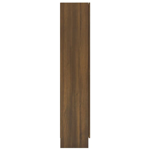 Vitrinenschrank Braun Eiche-Optik 150cm