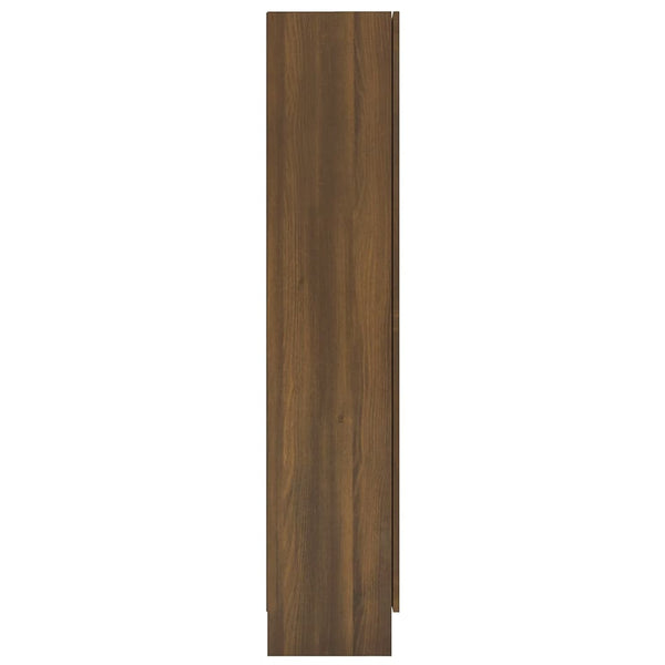 Vitrinenschrank Braun Eiche-Optik 150cm