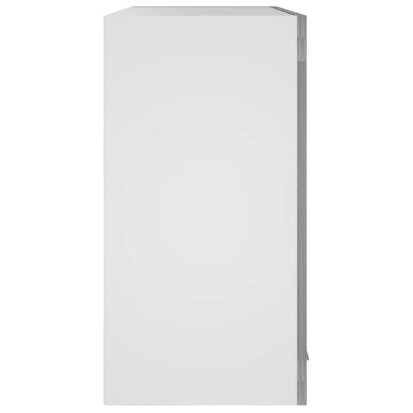 Hängeschrank Lyon Grau Sonoma Glas 60 cm